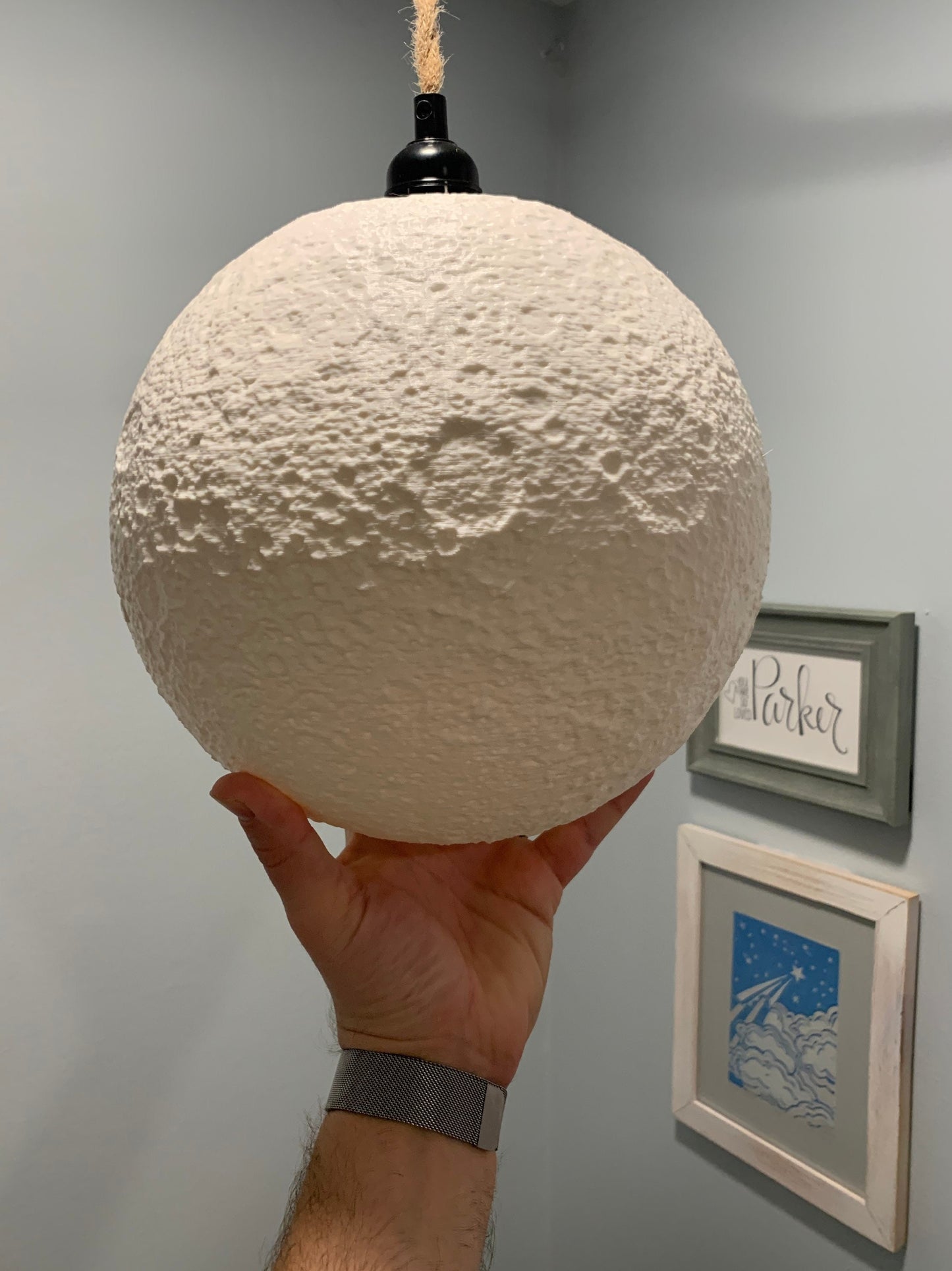 Hanging Moon Lamp - Large