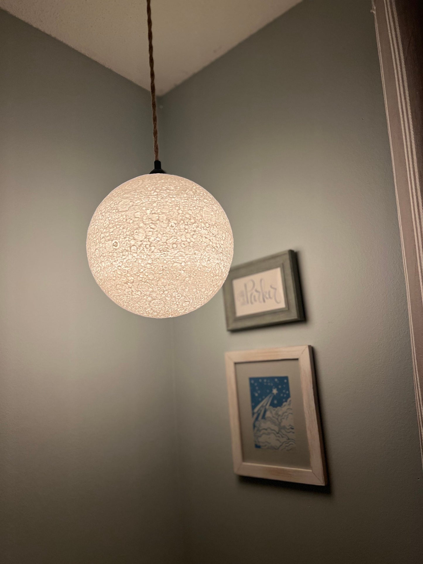 Hanging Moon Lamp - Large